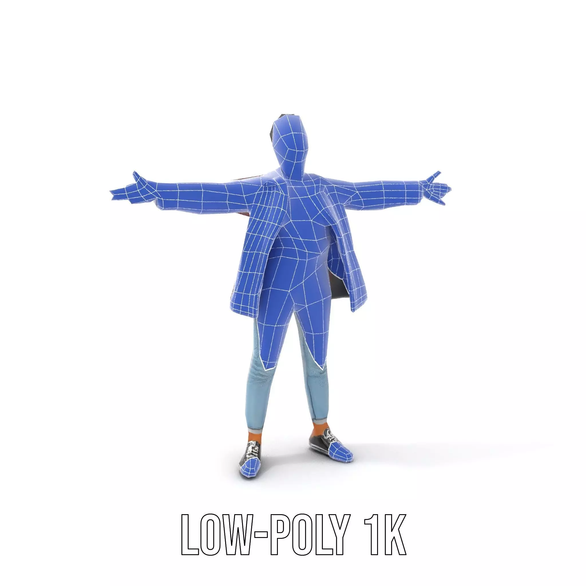 Plaid Jacket Casual model pack Low-poly 3D model_19