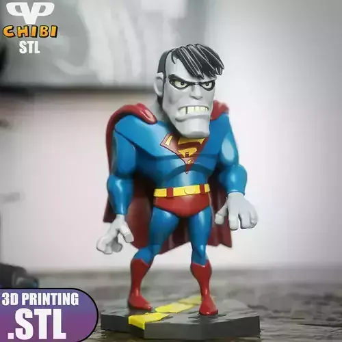 Bizarro Chibi STL for 3D Printing ChibiSTL 3DXM