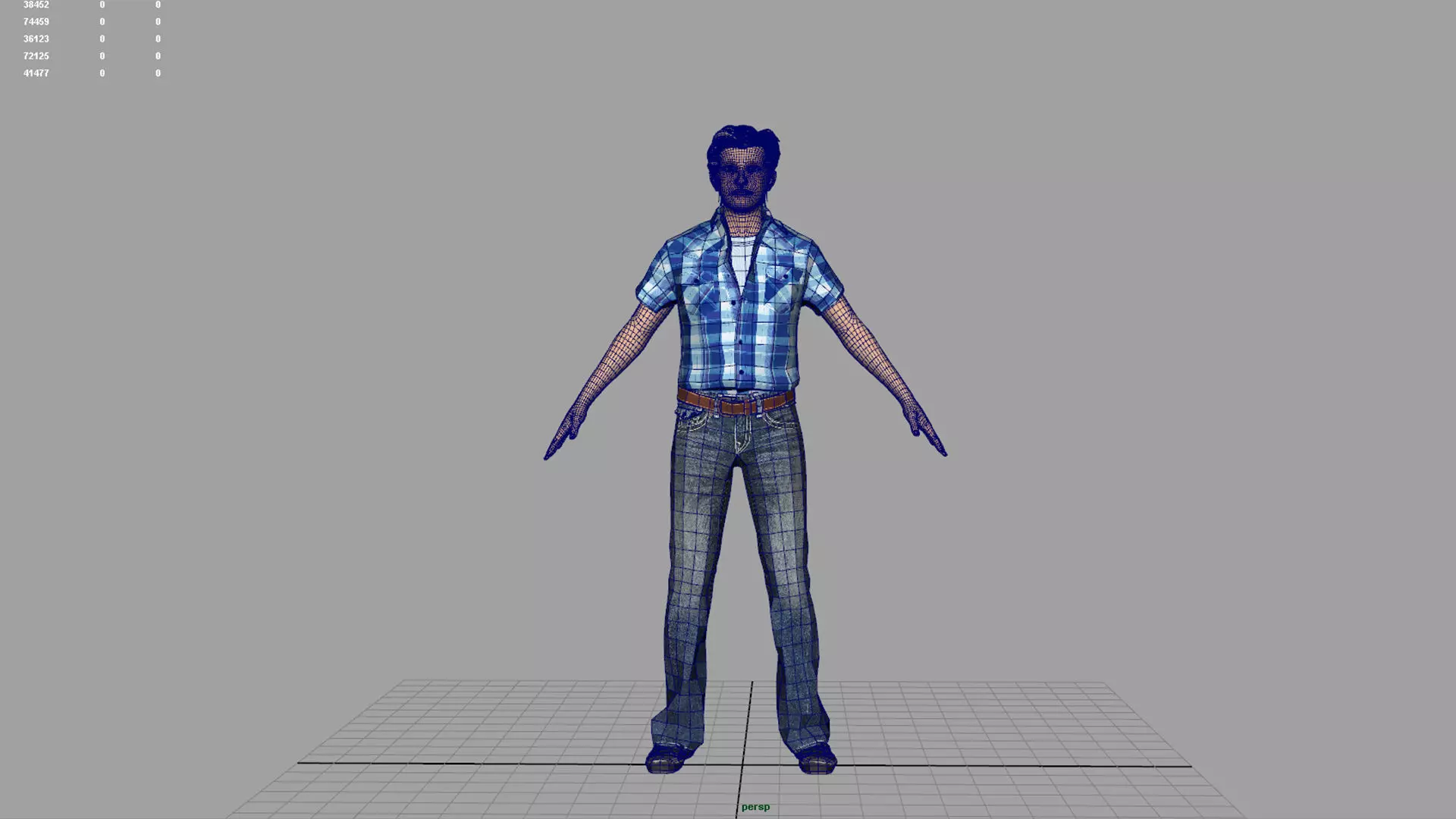 Realistic young boy 3D model_4