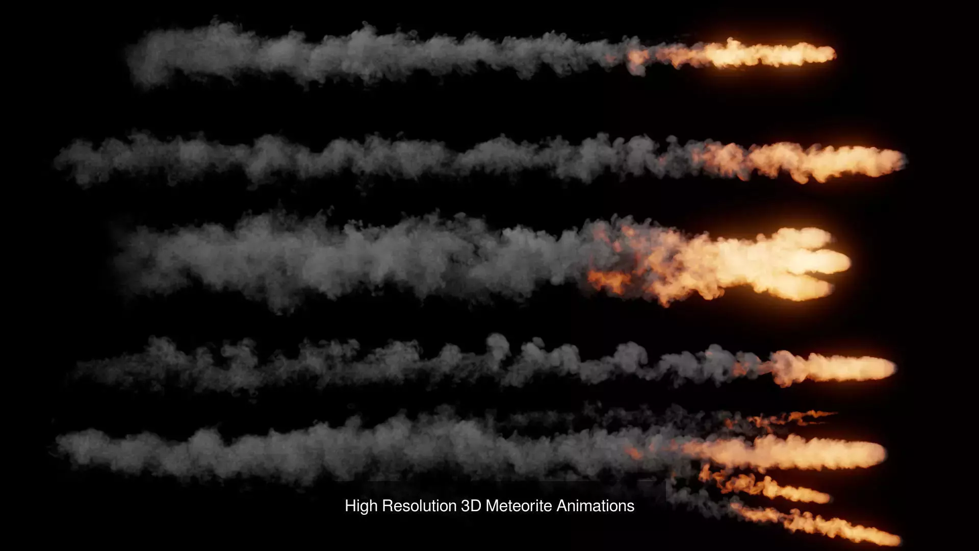 125 VFX Models 3D Animated Explosions Fire Smoke Cloud 3D Model 3D Model Collection_25