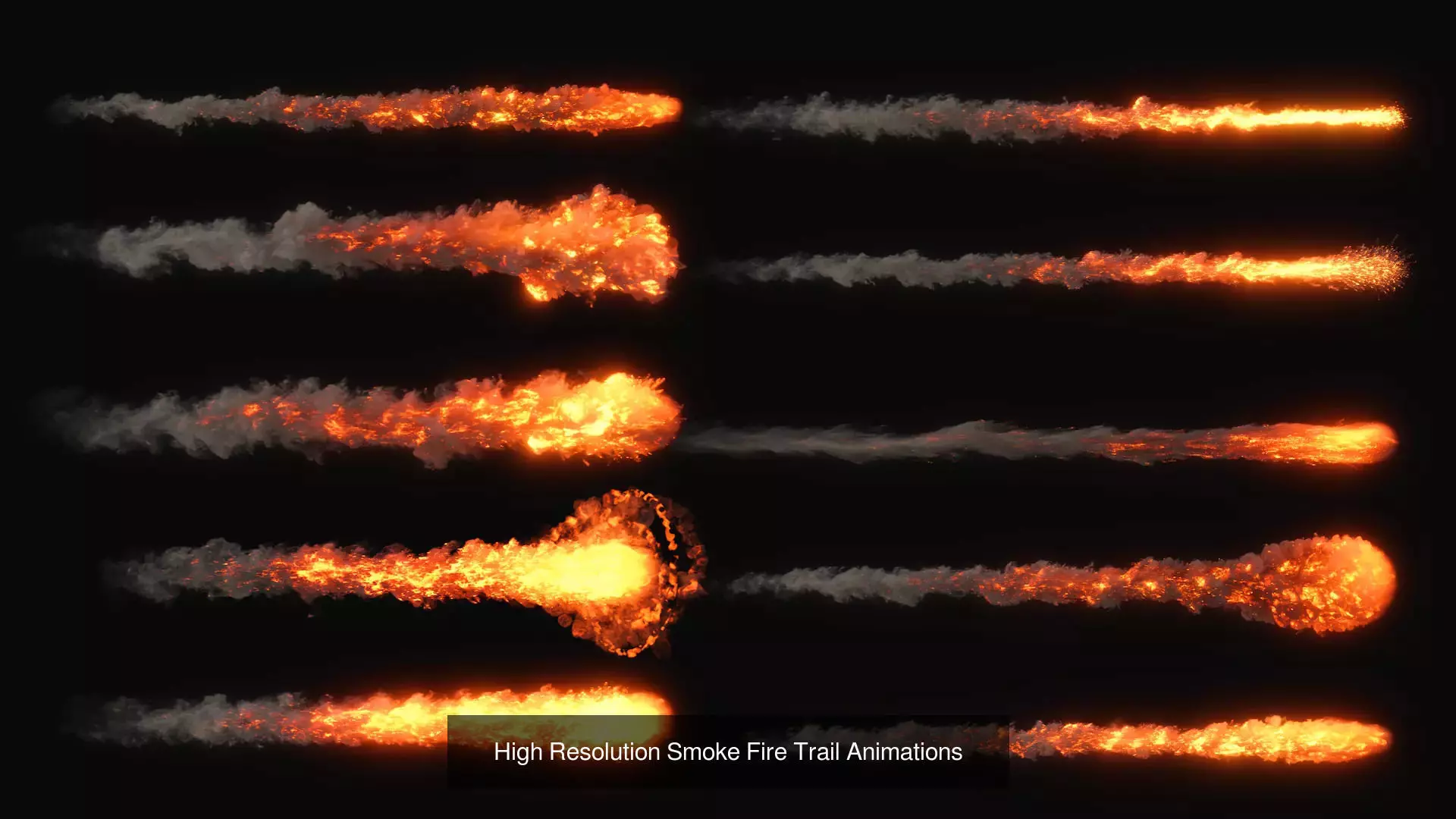 125 VFX Models 3D Animated Explosions Fire Smoke Cloud 3D Model 3D Model Collection_35