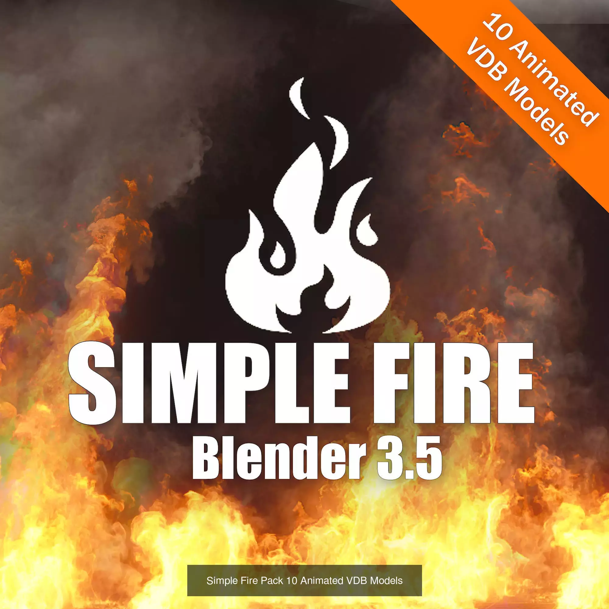 125 VFX Models 3D Animated Explosions Fire Smoke Cloud 3D Model 3D Model Collection_33