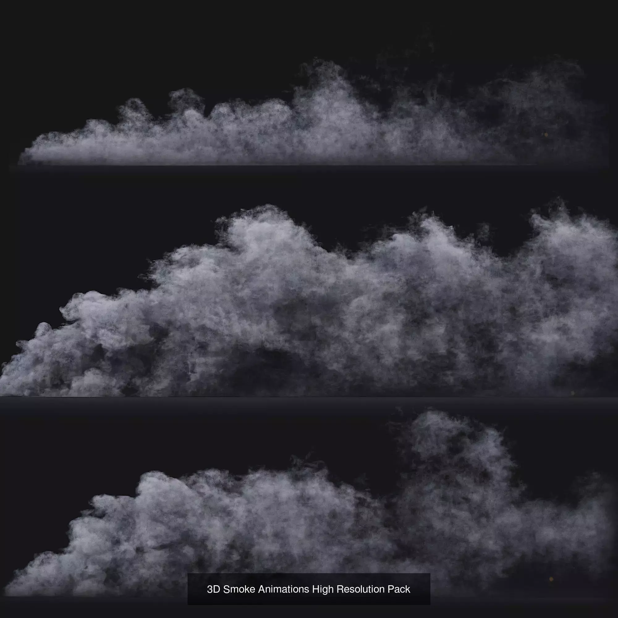 125 VFX Models 3D Animated Explosions Fire Smoke Cloud 3D Model 3D Model Collection_28