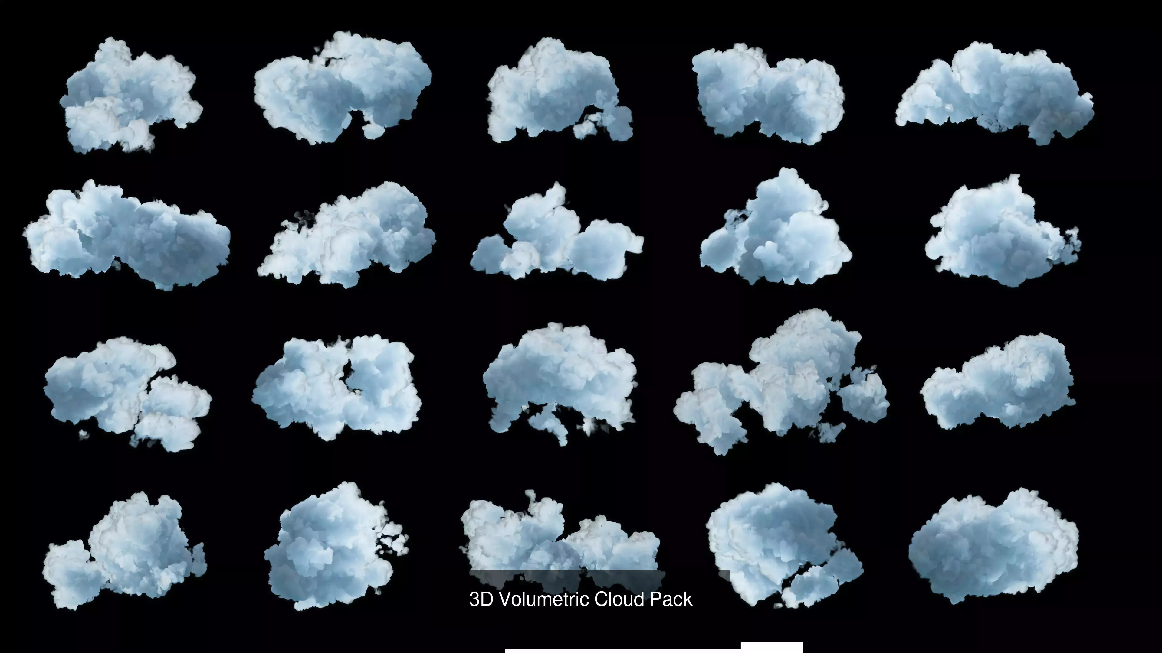 125 VFX Models 3D Animated Explosions Fire Smoke Cloud 3D Model 3D Model Collection_26