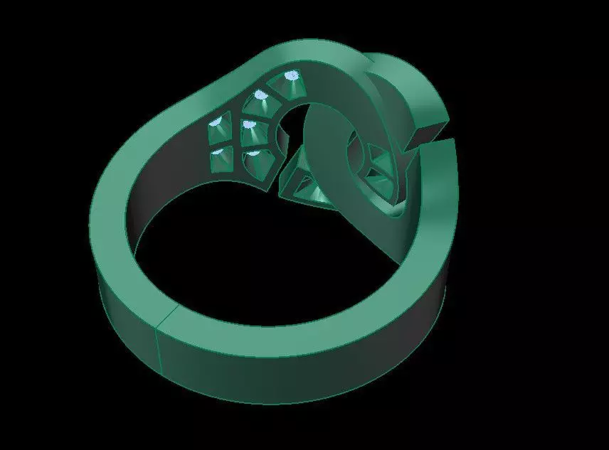 Fred Rings 3D print model_4