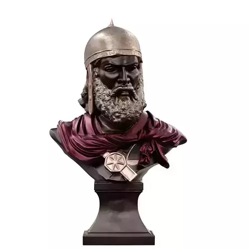 Babak Khorramdin 3D model Azerbaijani Turkic 756 printable STL