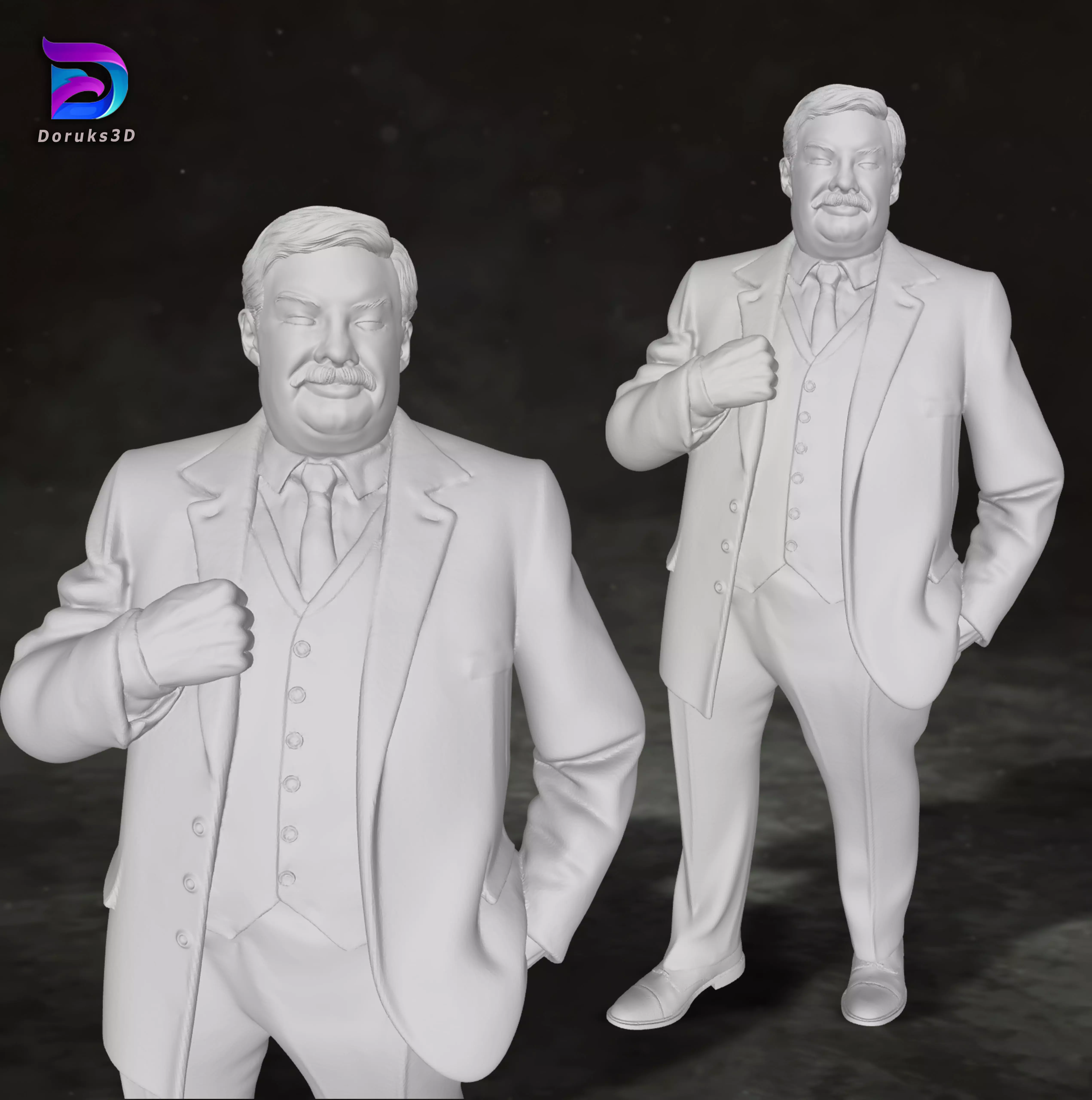 Vernon Dursley Harry Potter Action Figures Custom Action 3D print model