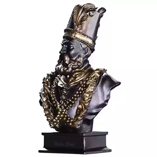 Nader Shah Afshar 3D sculpture iran king 755 printable STL