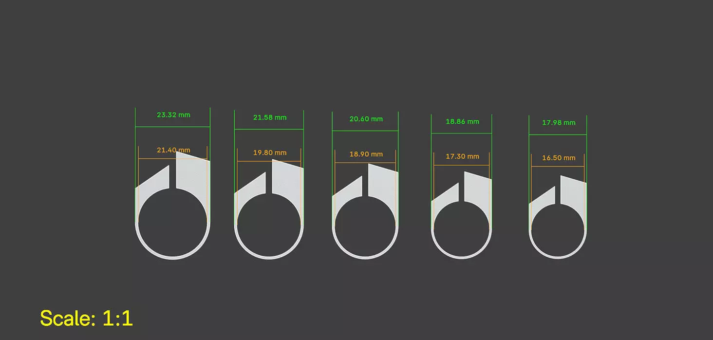 Geometric Architectural Ring 3D Model Modern Minimal Free low-poly 3D model_4