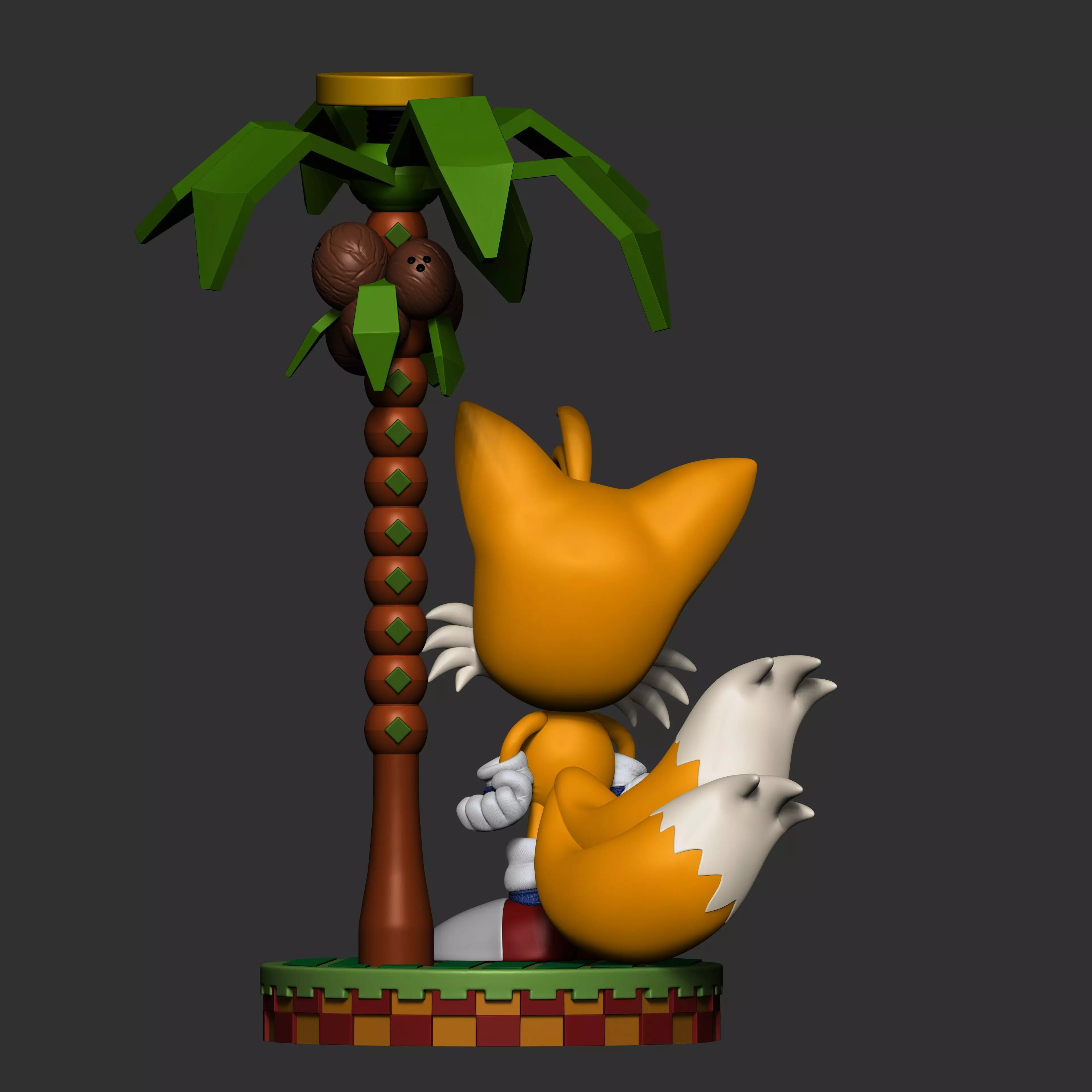 Tails Classic Line 3D print model_10