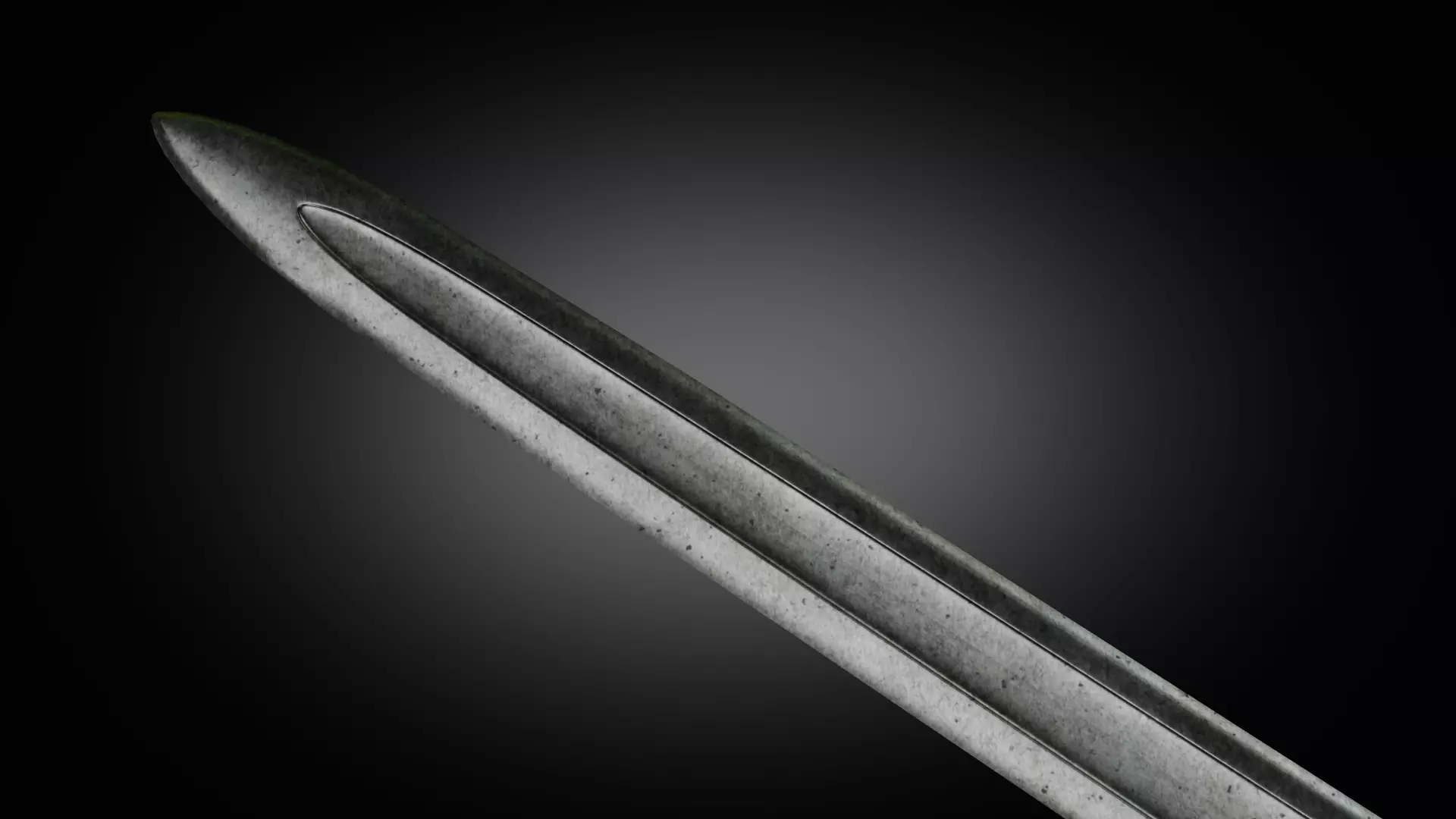 Medieval Viking historical Sword X Oakshot High-Poly PBR Low-poly 3D model_3