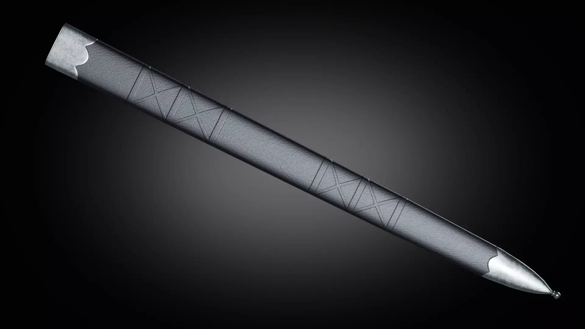 Medieval Viking historical Sword X Oakshot High-Poly PBR Low-poly 3D model_6