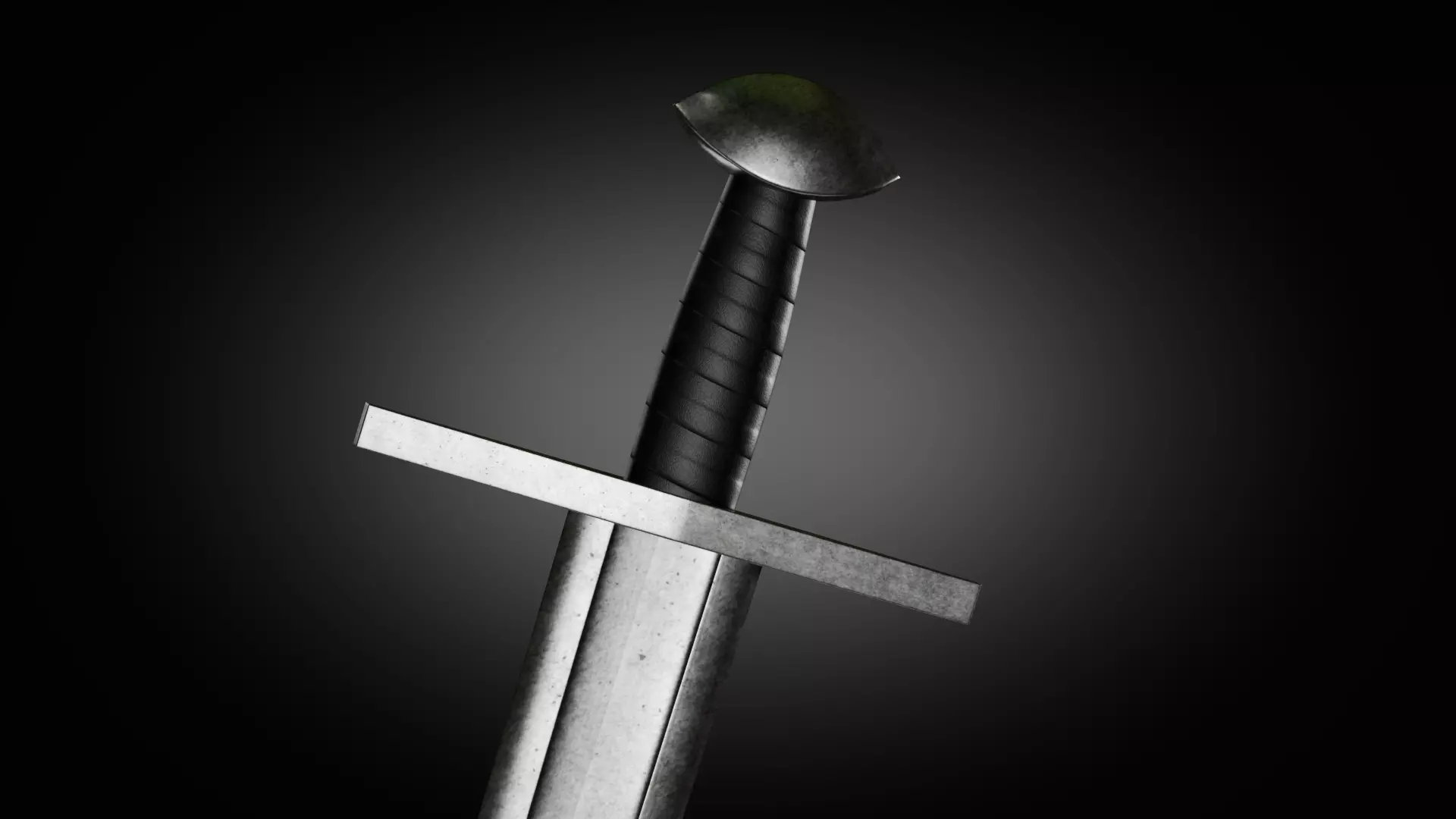 Medieval Viking historical Sword X Oakshot High-Poly PBR Low-poly 3D model_4