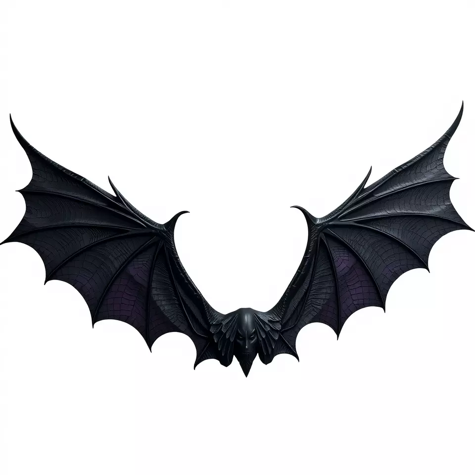 Gothic Dragon Wings model pack Low-poly 3D model_3