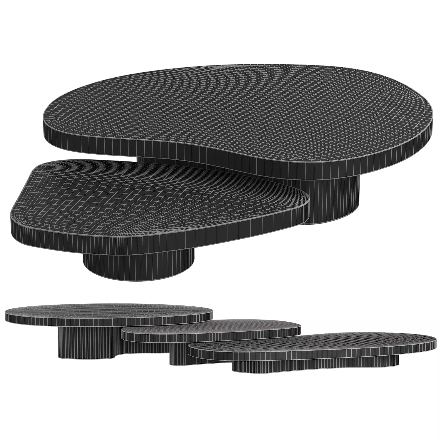 Coffee table 3D model_1