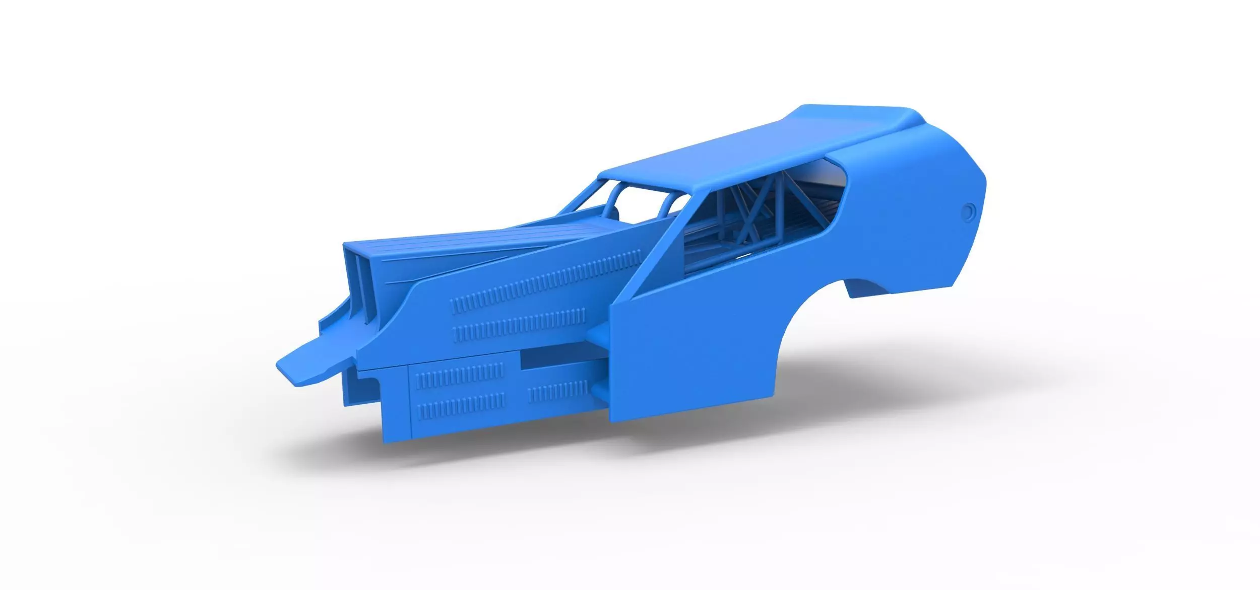Shell of Vintage Dirt Modified stock car Version 4 Scale 1 to 25 3D print model