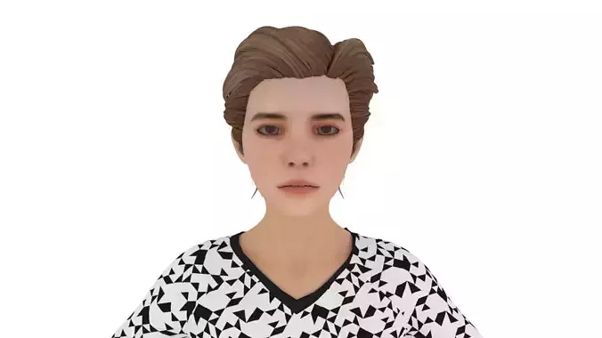 Realistic young boy