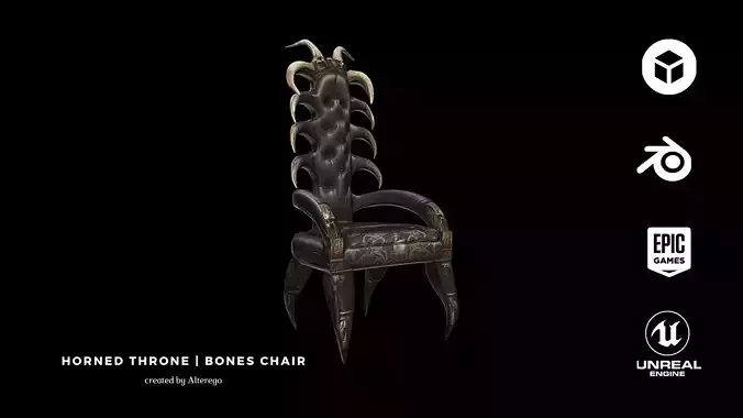Horned Throne - Bones Chair