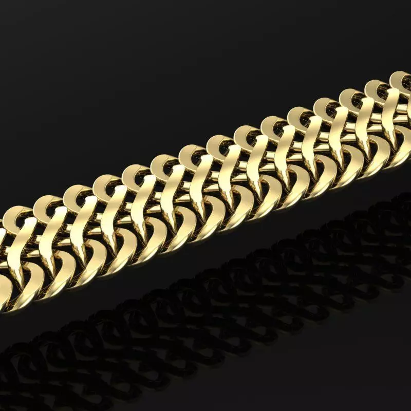Cuban Chain 3D print model_2