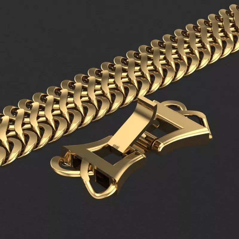 Cuban Chain 3D print model_8