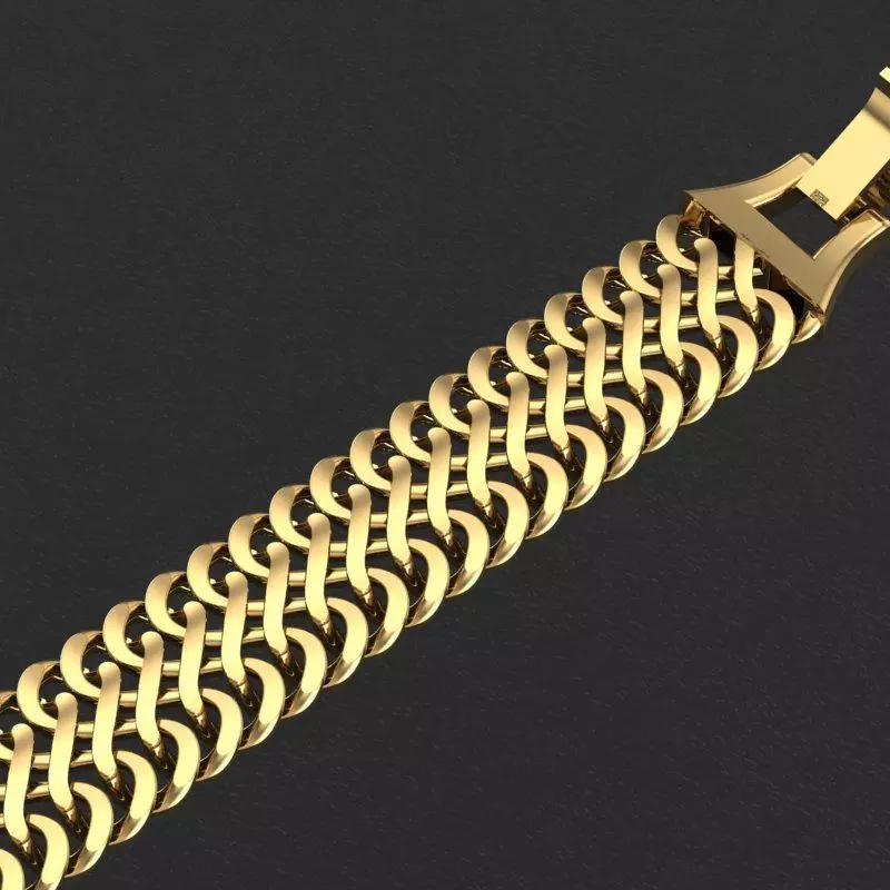 Cuban Chain 3D print model_9