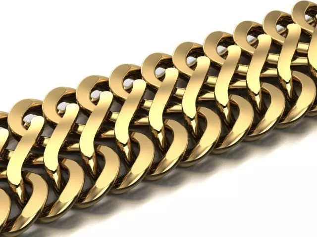 Cuban Chain 3D print model_3