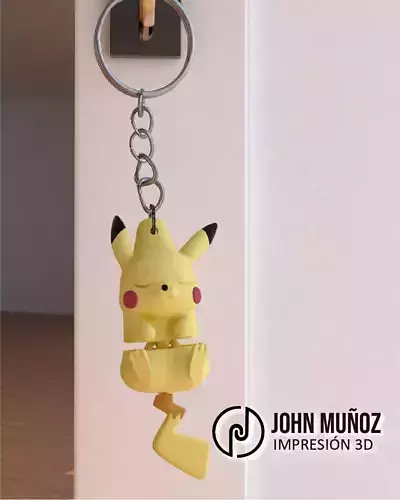Baby Pikachu Pokemon - Articulated keychain