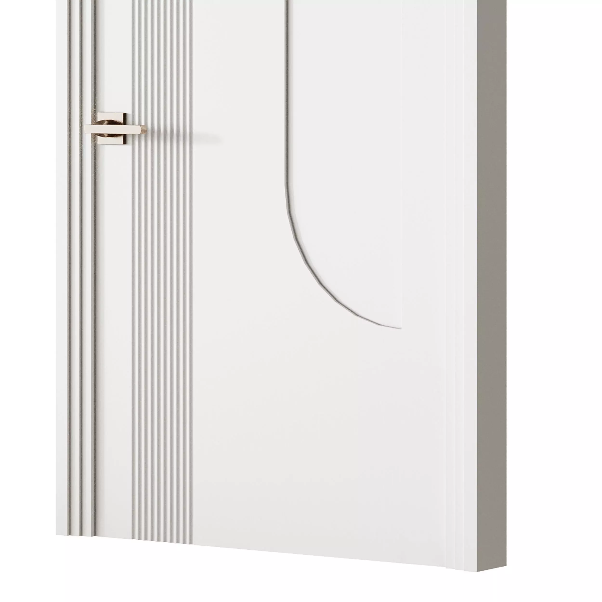 Elegant Modern Flush Door 20 3D model_7