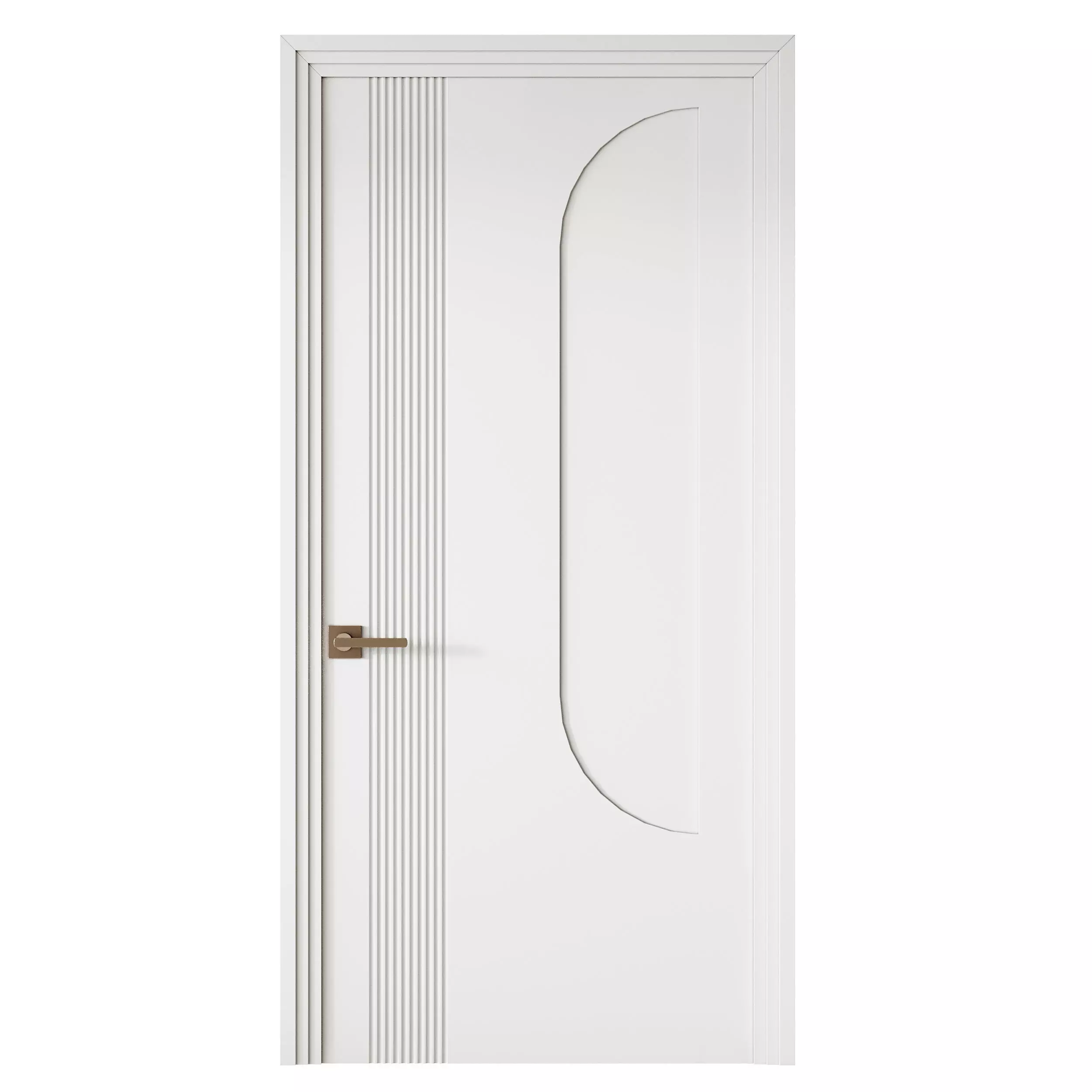 Elegant Modern Flush Door 20 3D model_5