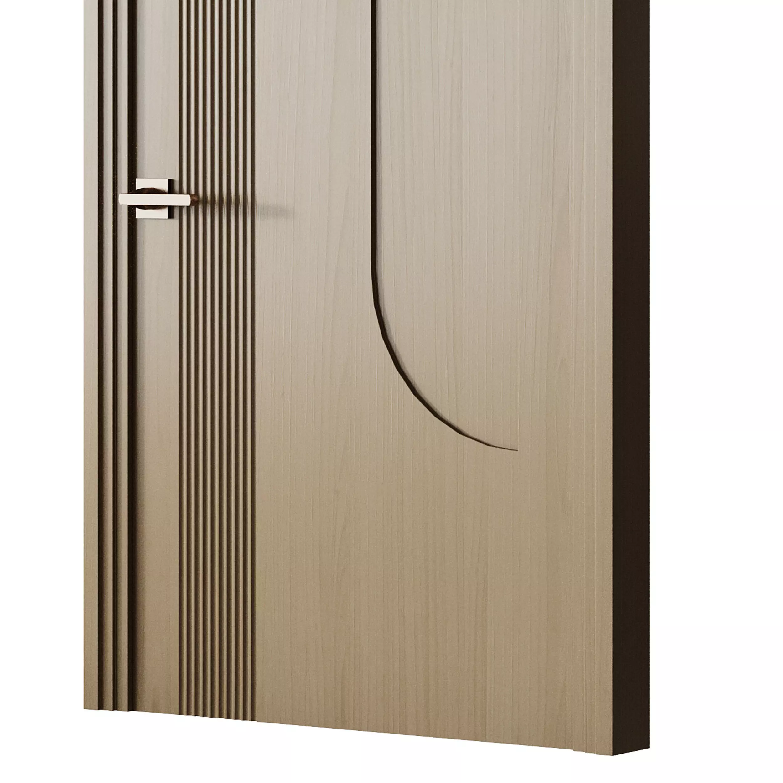 Elegant Modern Flush Door 20 3D model_10