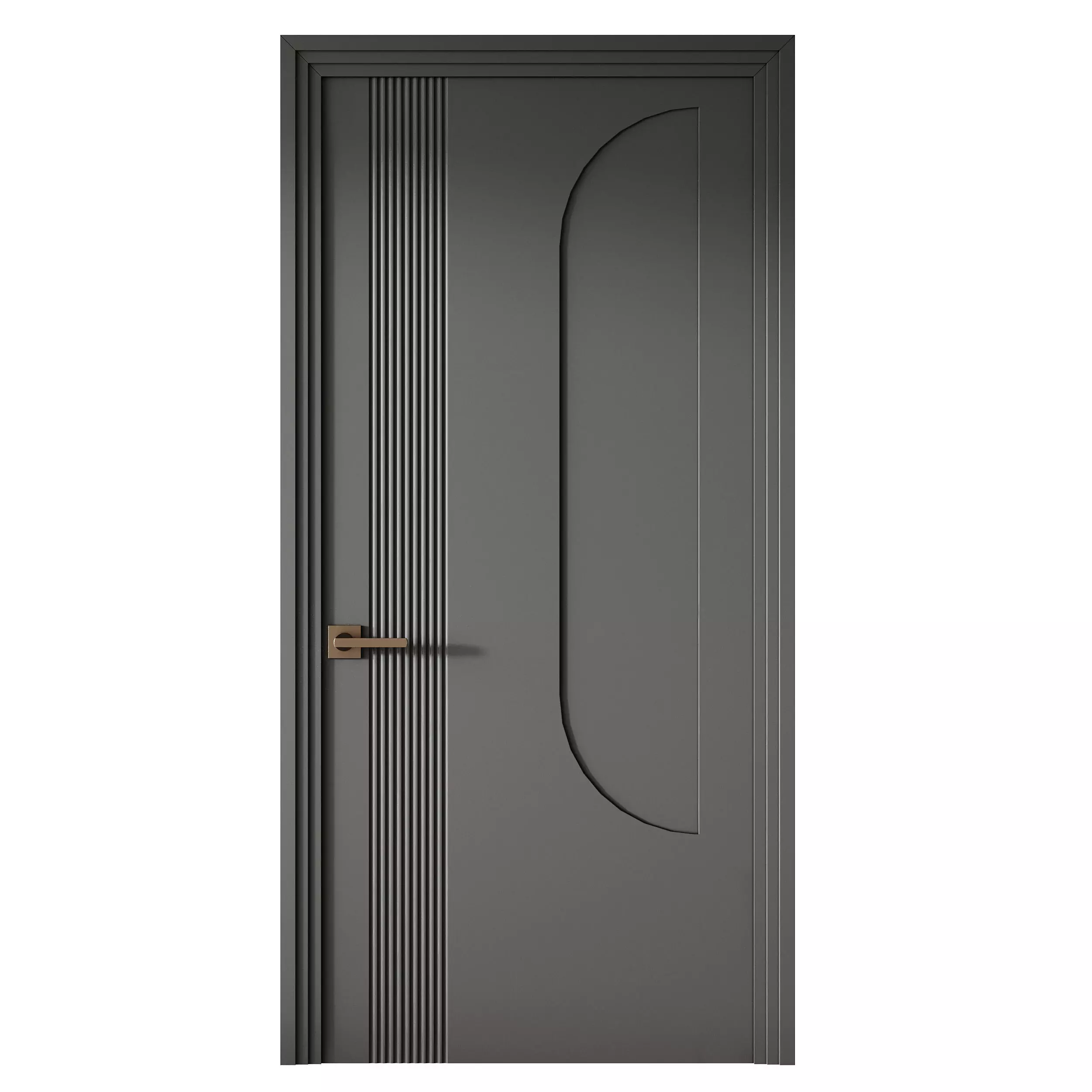 Elegant Modern Flush Door 20 3D model_6