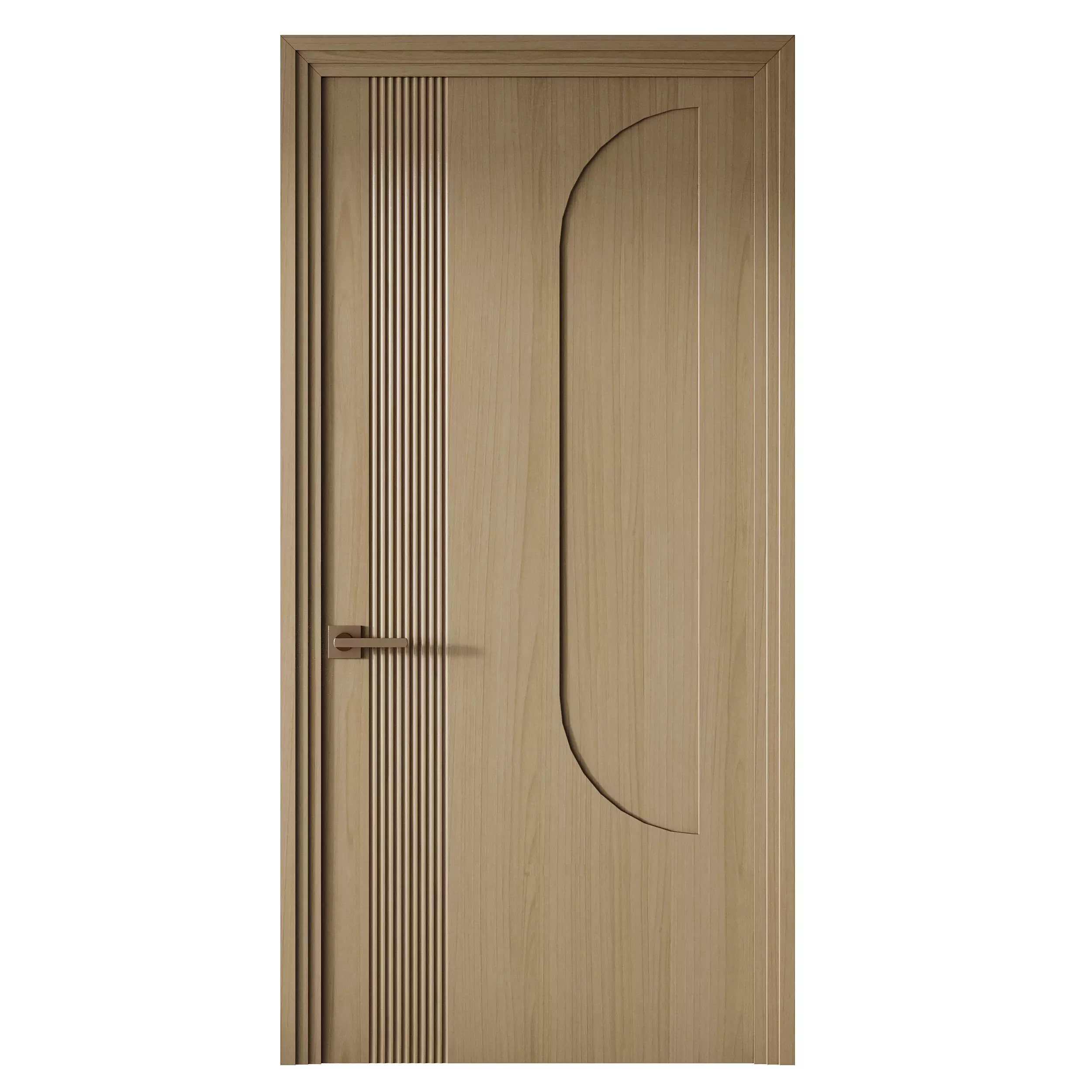 Elegant Modern Flush Door 20 3D model_8