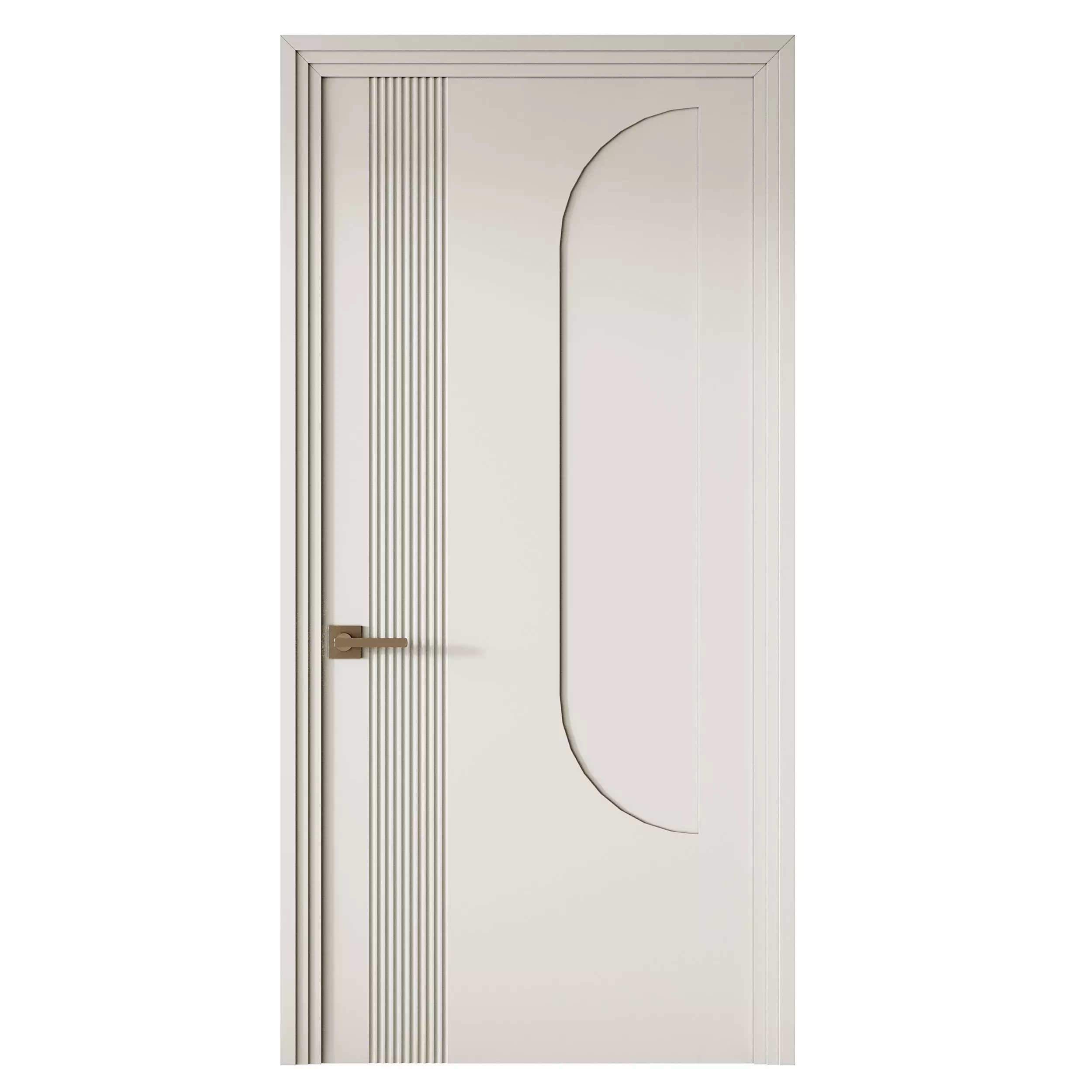 Elegant Modern Flush Door 20 3D model_11
