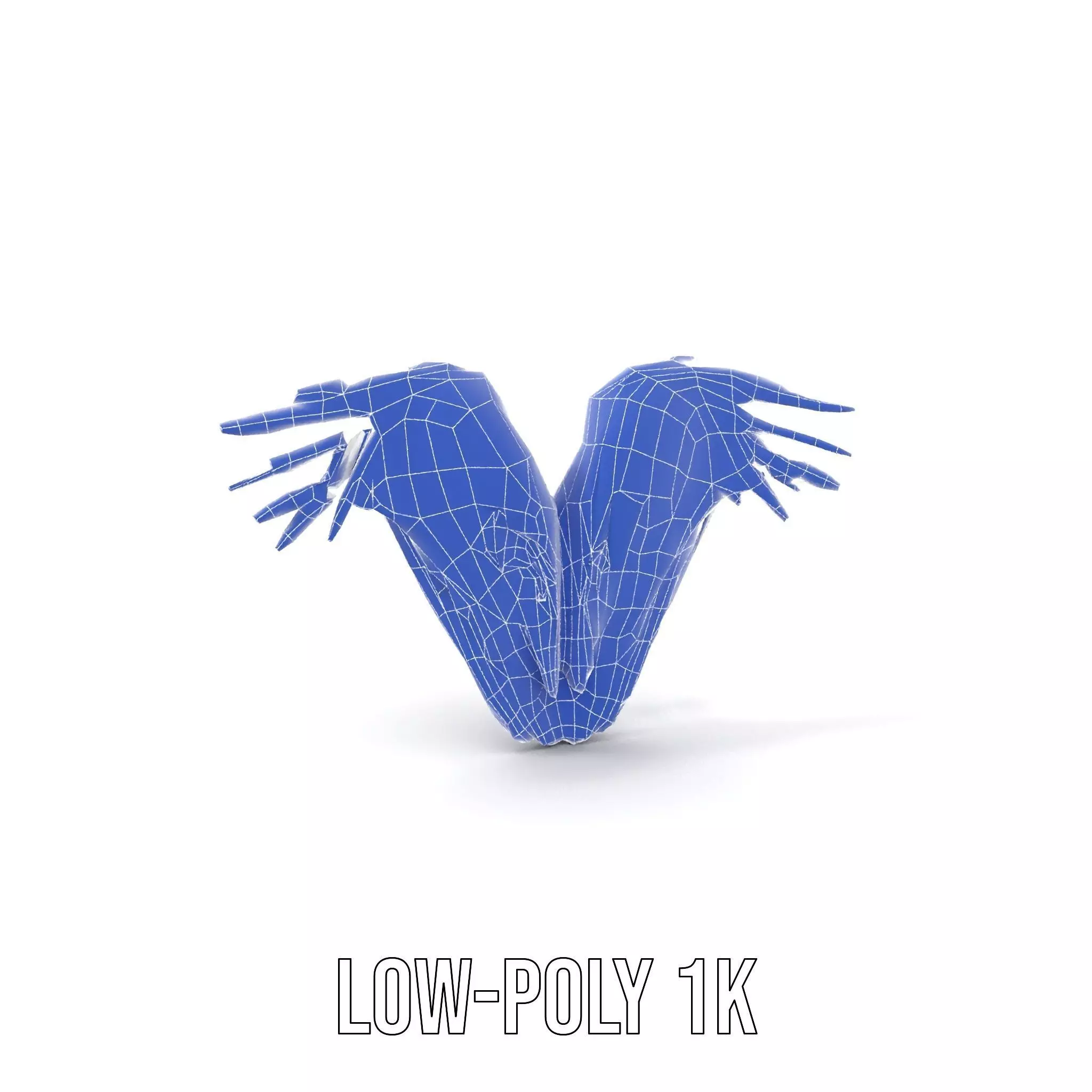 Elegant Feathered Wings model pack Low-poly 3D model_25