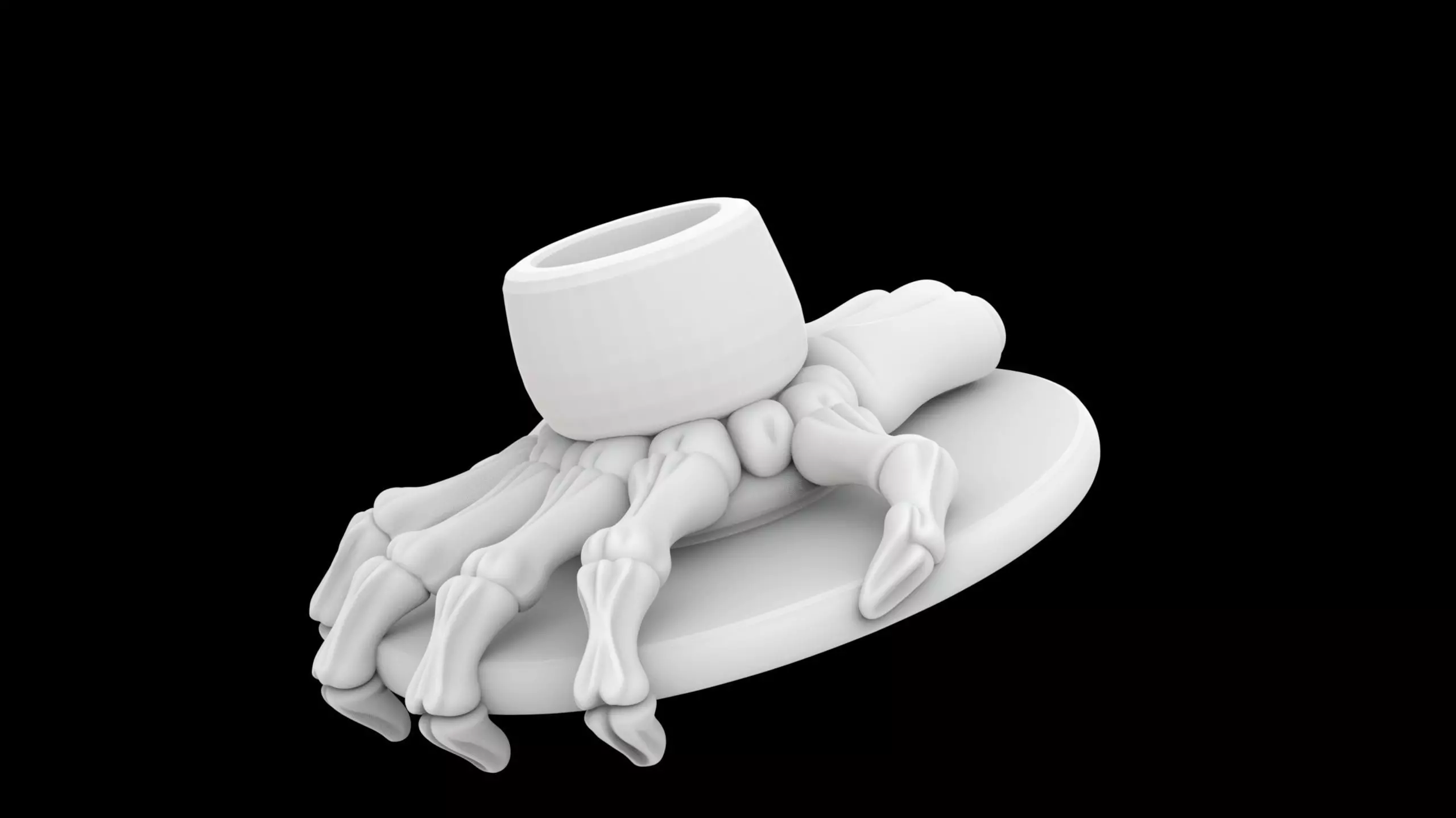 Gothic Candle Holder 3D Print Model 3D print model