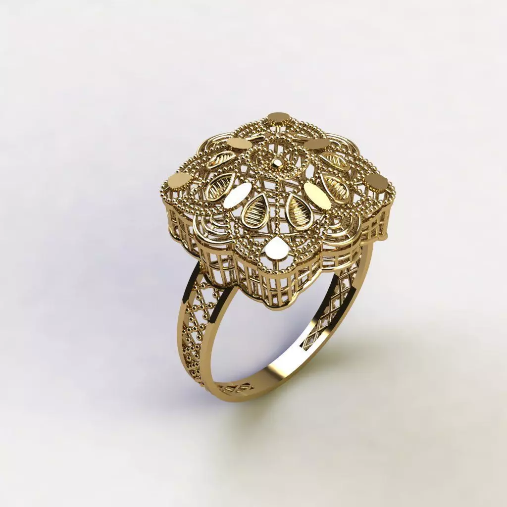 Rings 3D print model_0