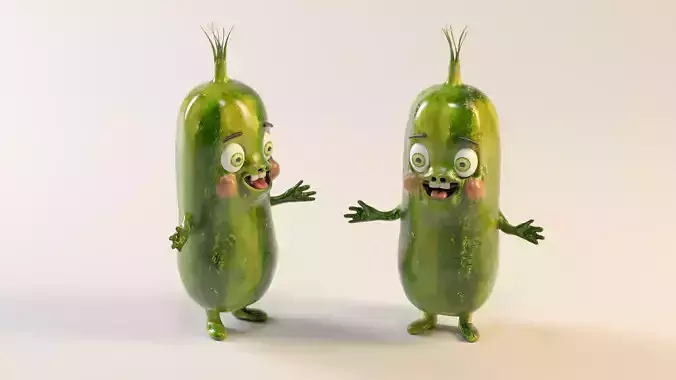Cucumber Vegetable Character