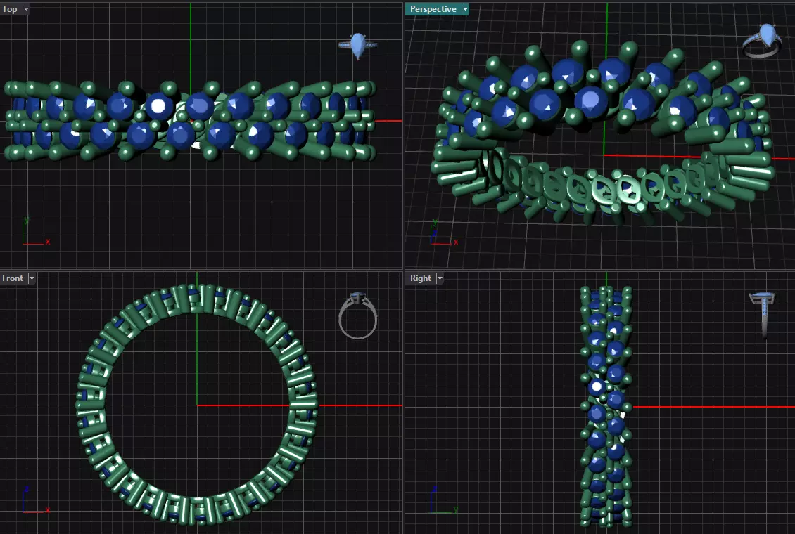 weeding ring 3D print model_1
