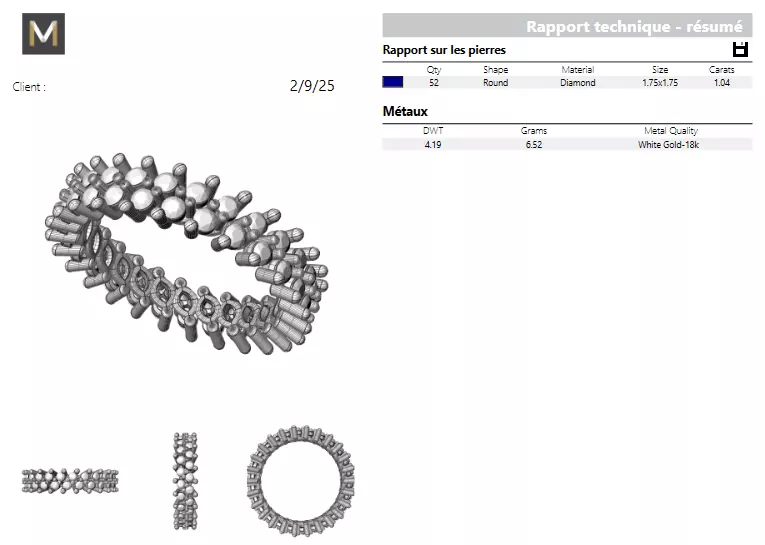 weeding ring 3D print model_4