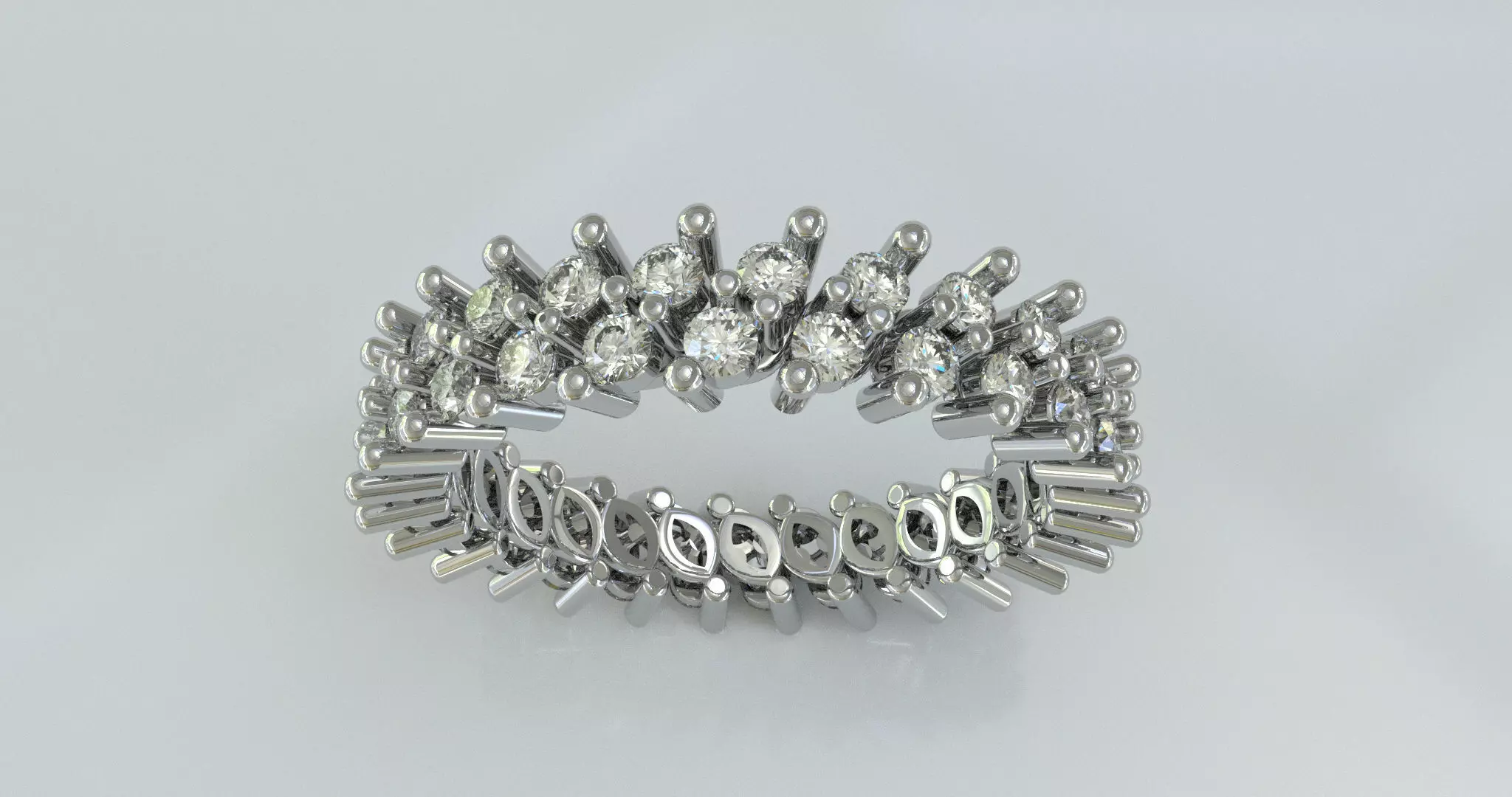 weeding ring 3D print model_2