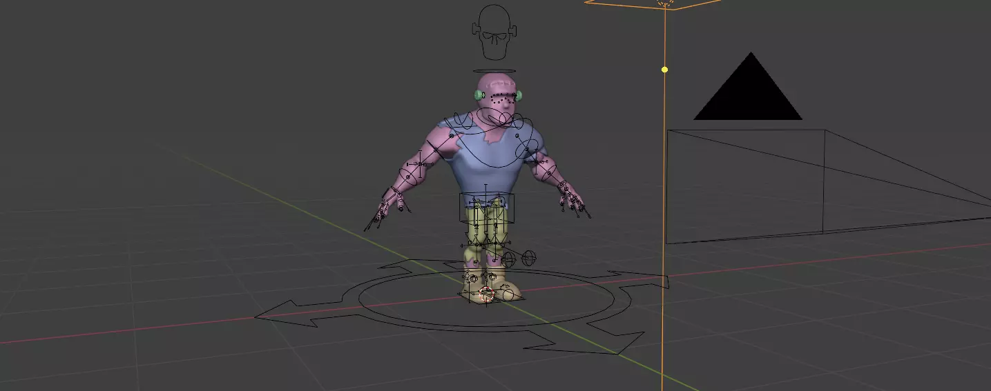 cartoon frankestein 3D model_1