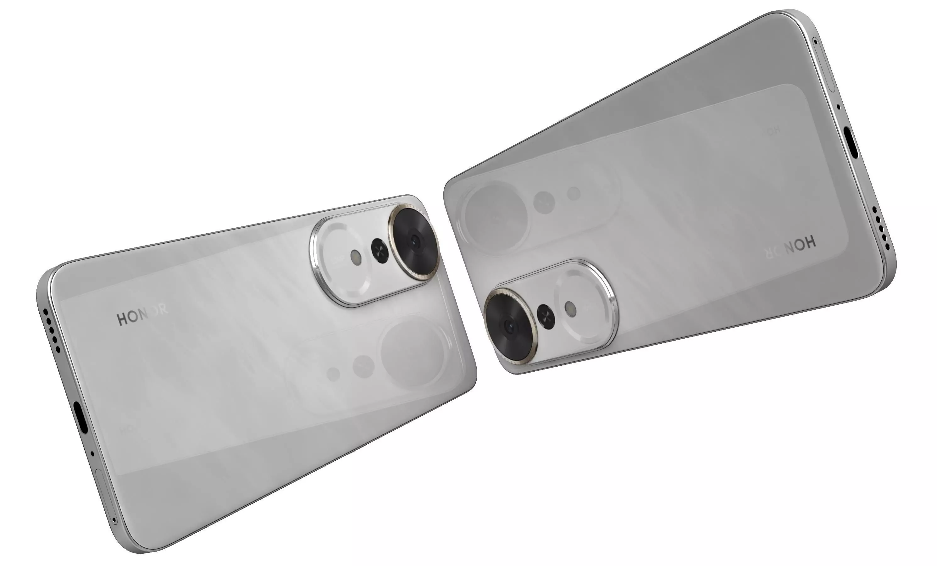 Honor Play 70 Plus White 3D model_4