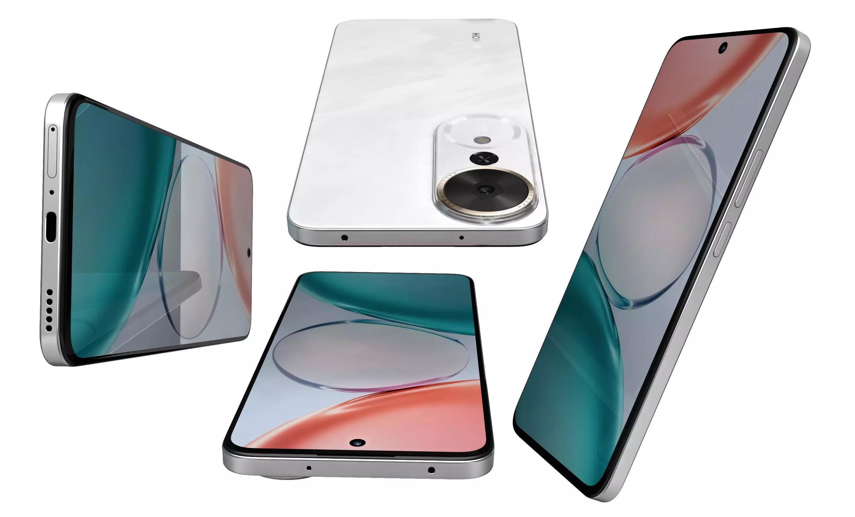 Honor Play 70 Plus White 3D model_7