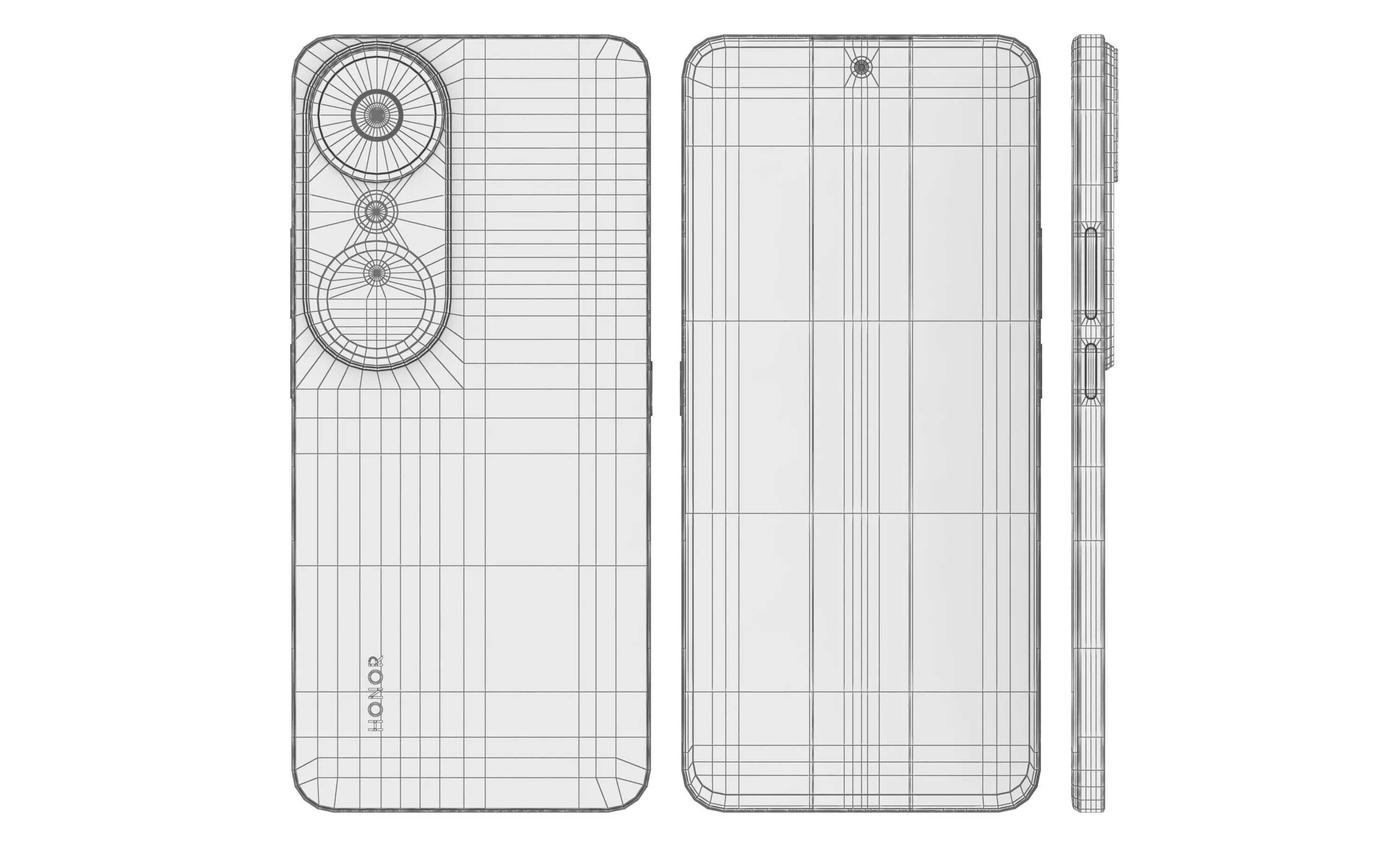 Honor Play 70 Plus White 3D model_13