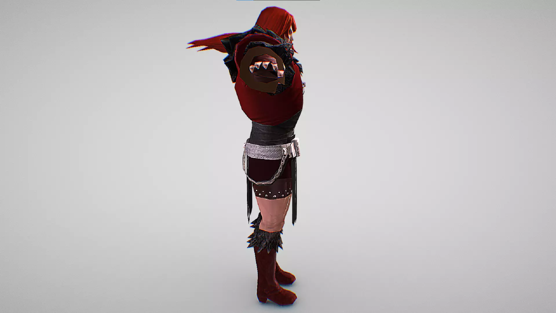 Simon Belmont - Spirit Fire - Castlevania - All 8 Skins Included Low-poly 3D model_11