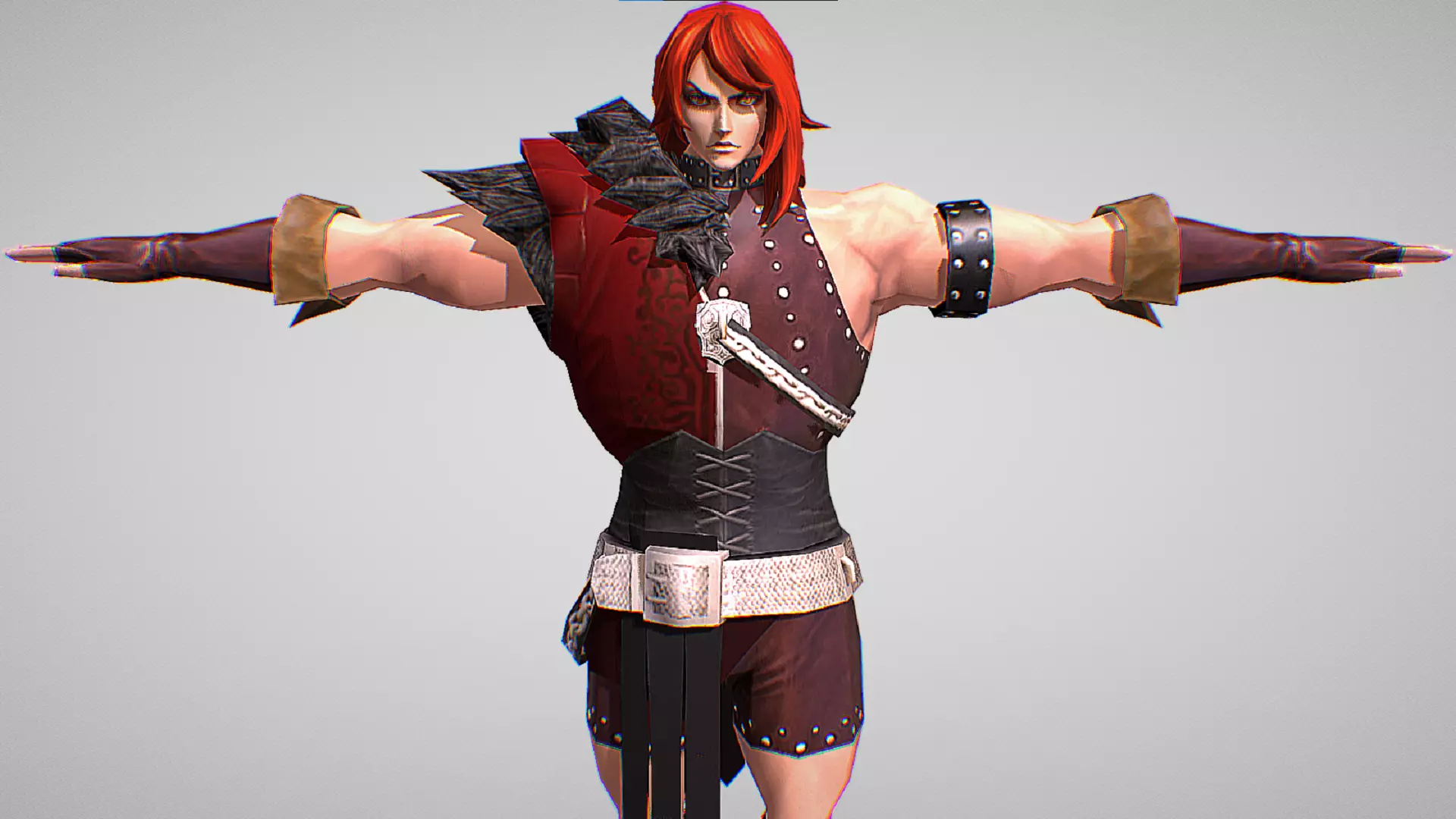 Simon Belmont - Spirit Fire - Castlevania - All 8 Skins Included Low-poly 3D model_0
