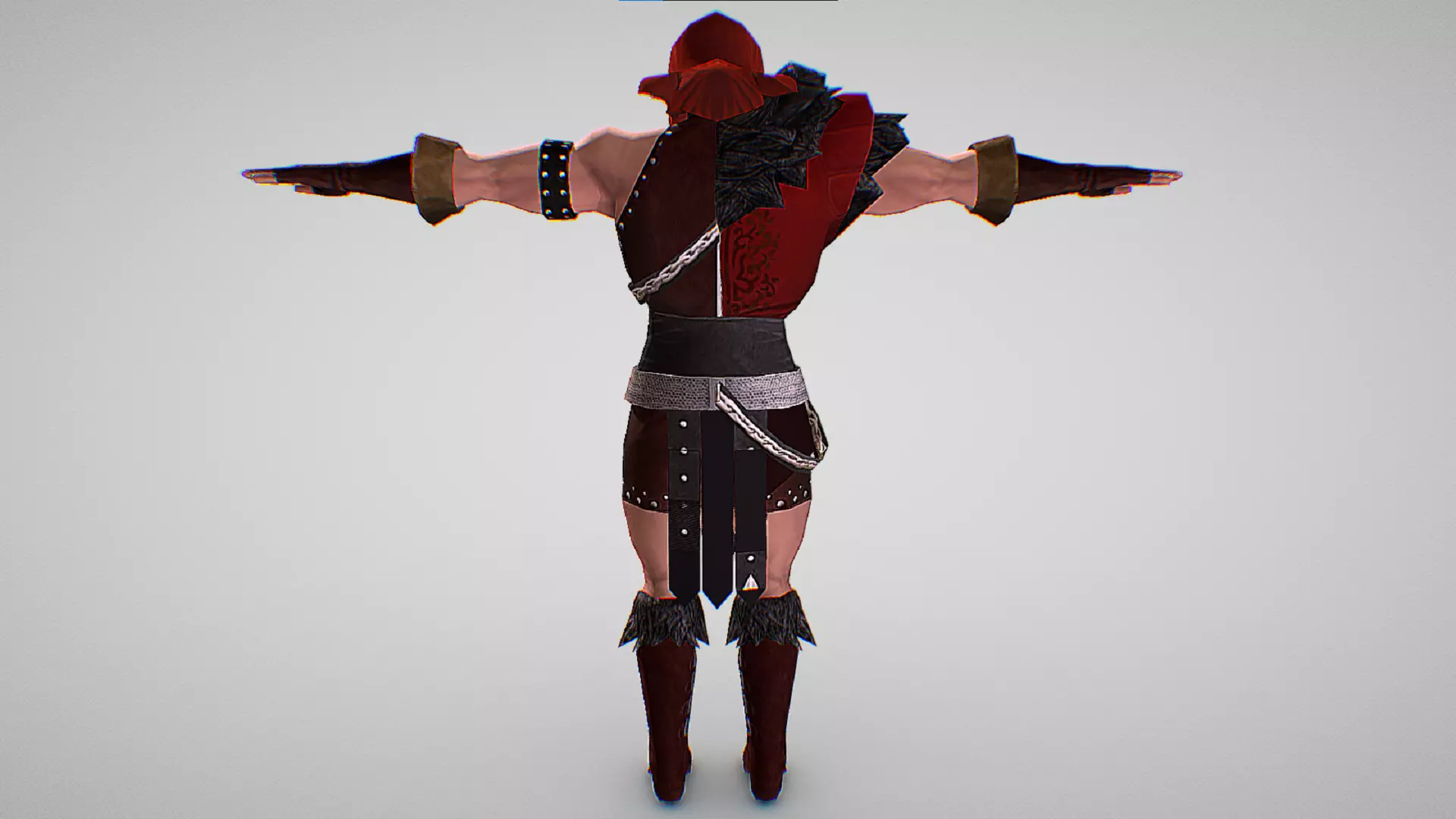 Simon Belmont - Spirit Fire - Castlevania - All 8 Skins Included Low-poly 3D model_10