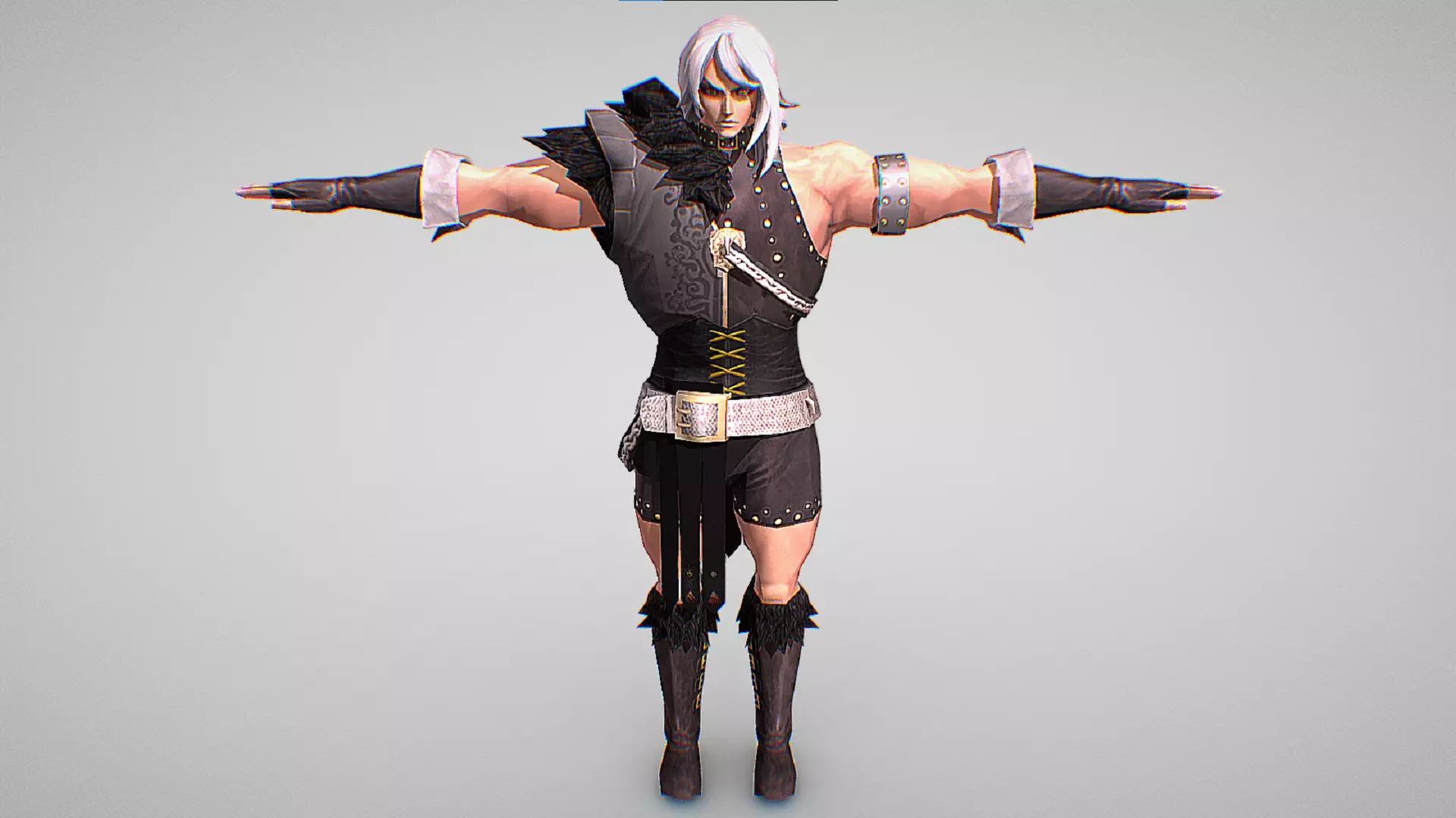Simon Belmont - Spirit Fire - Castlevania - All 8 Skins Included Low-poly 3D model_7