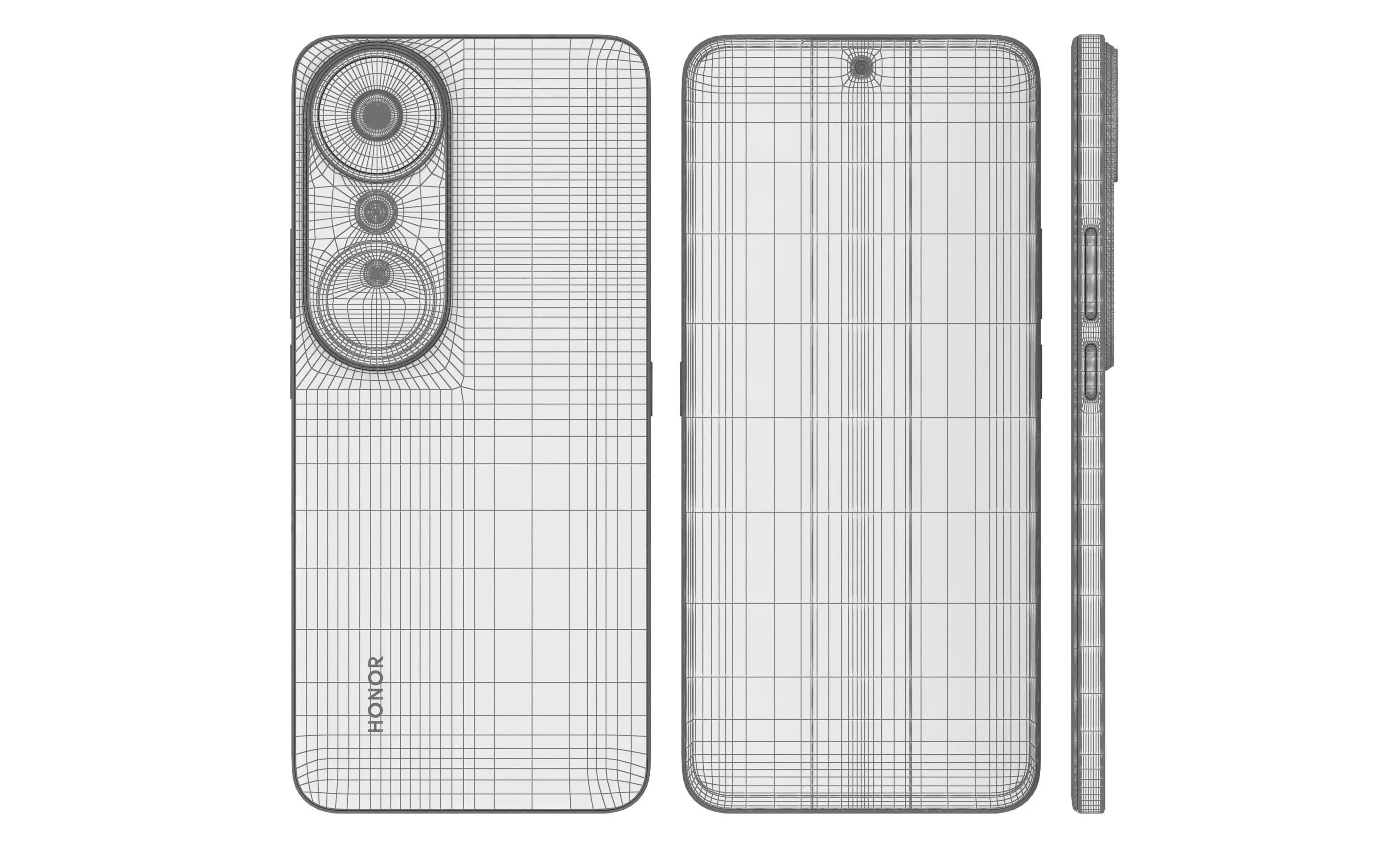 Honor Play 70 Plus All Colors 3D model_15