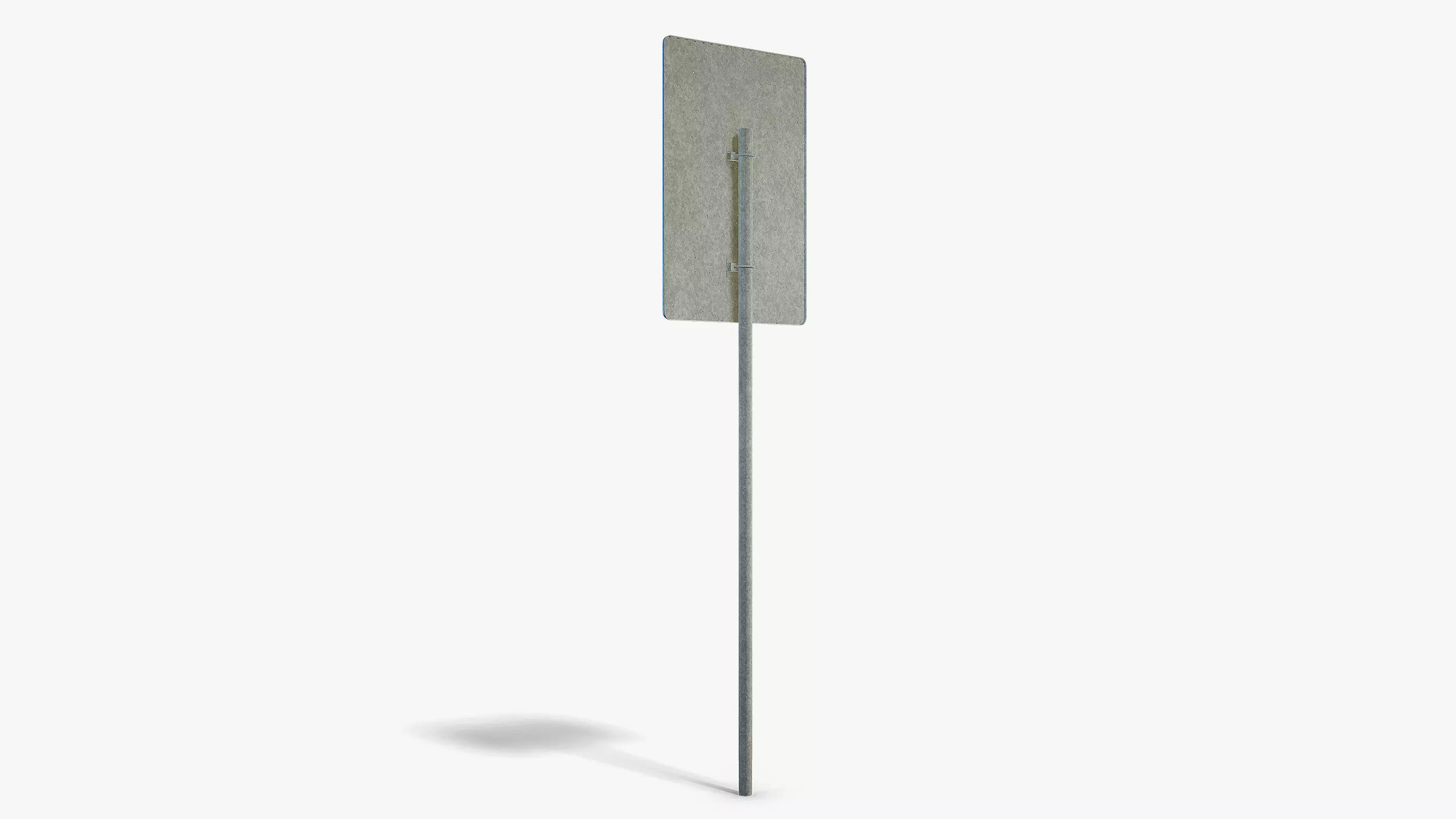 Toilet Info Sign Low-poly 3D model_4